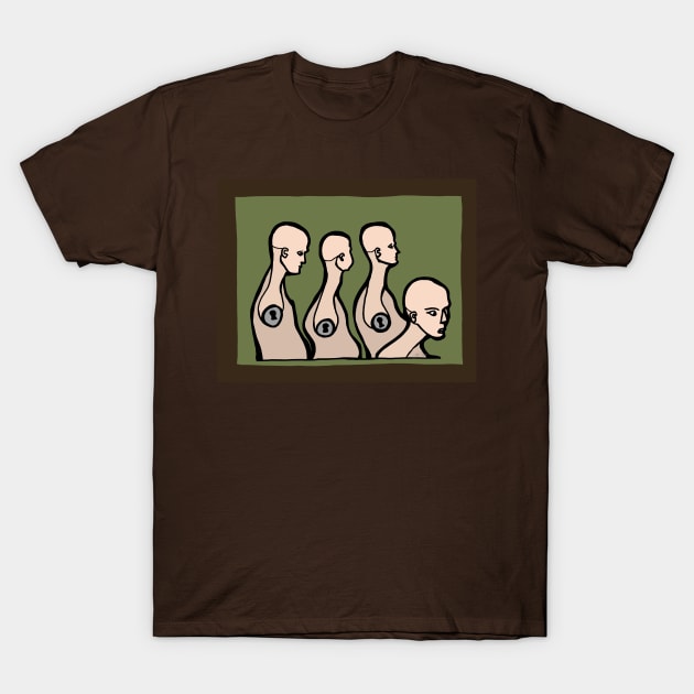 Mannequin Torsos T-Shirt by JSnipe